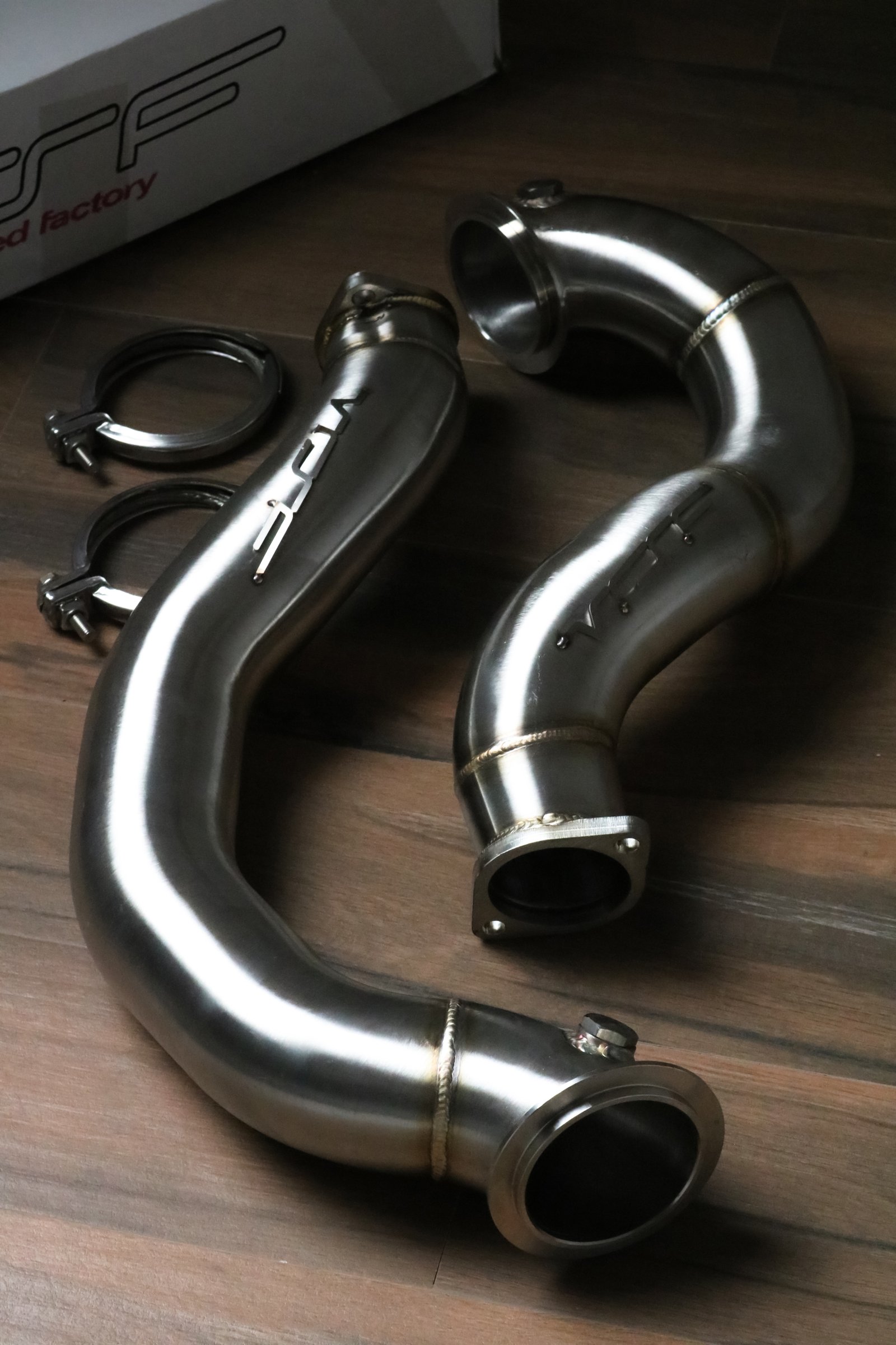 VRSF N54 3″ Cast Stainless Steel Downpipe Upgrade 2007 – 2010 BMW 335i / 2008 – 2012 BMW 135i