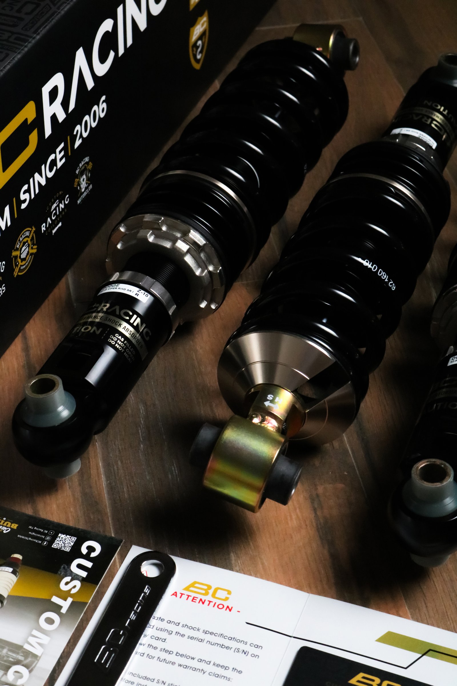 BC Racing BR Series Coilovers – Dodge Viper SR I (1992-1995)