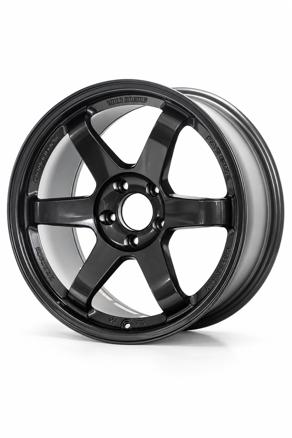 Volk Racing TE37SL Super Lap Wheels – 18" – Diamond Black