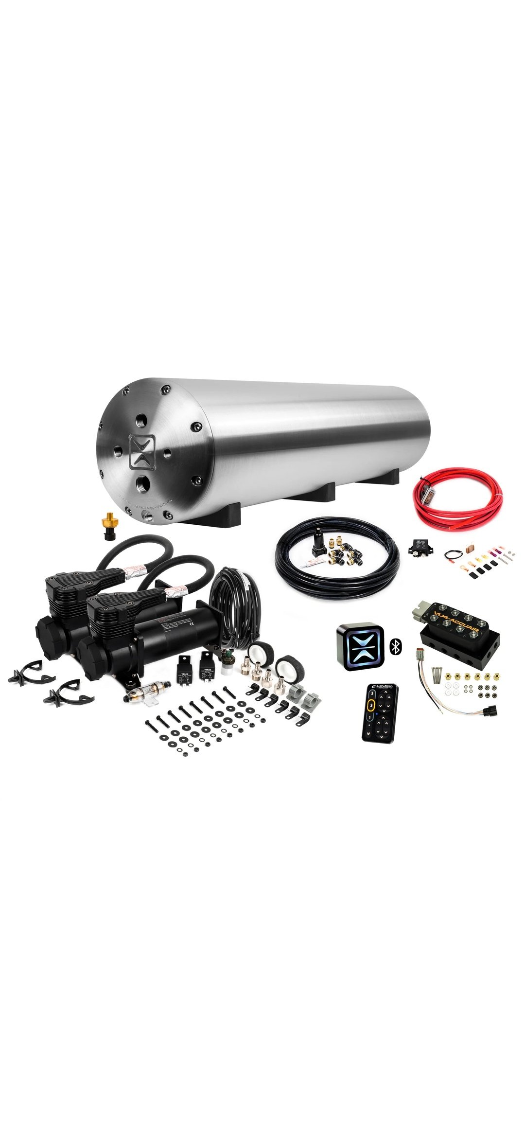 AccuAir Starter Air Suspension Management Package – Dual Compressor