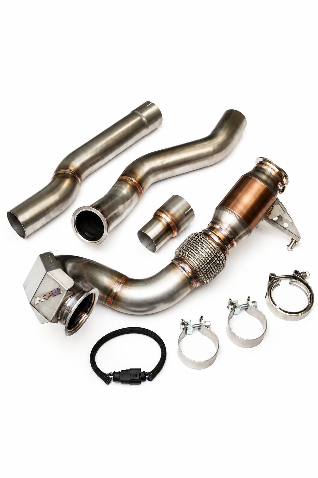HPA 3" High Flow Catted Downpipe – MQB AWD 1.8T / 2.0T